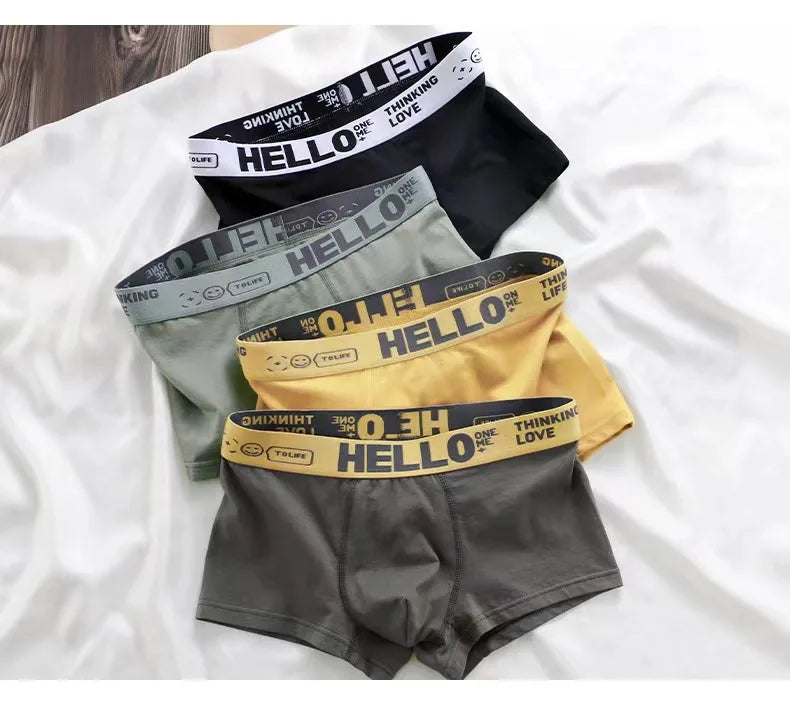 6 Pezzi Boxer Uomo Mutande Elasticizzato Slip Intimo vari colori Pantaloncino