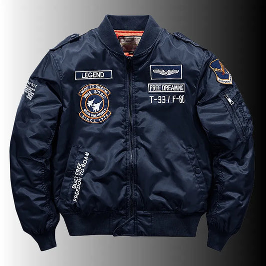 MA-1 Bomber Jacke Fliegerjacke Baseball Pilotenjacke Baseballjacke