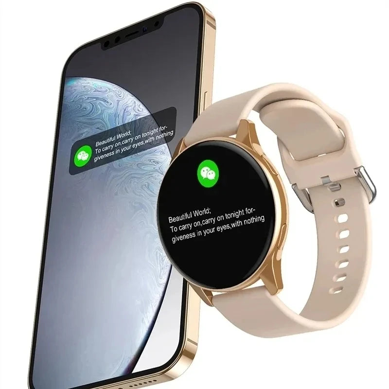Frauen Smart Watch Männer Farbdisplay Full Touch Fitness Tracker Bluetooth Damen