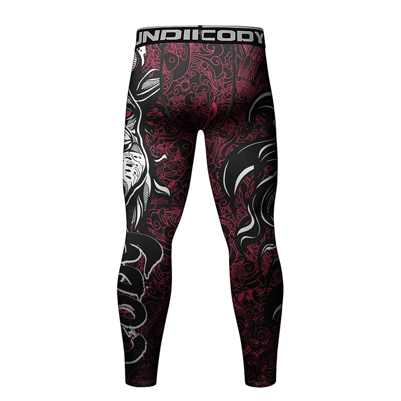 Herren Leggings Sporthose Jogginghose Trainingshose Lauf Hose Kompressionshose