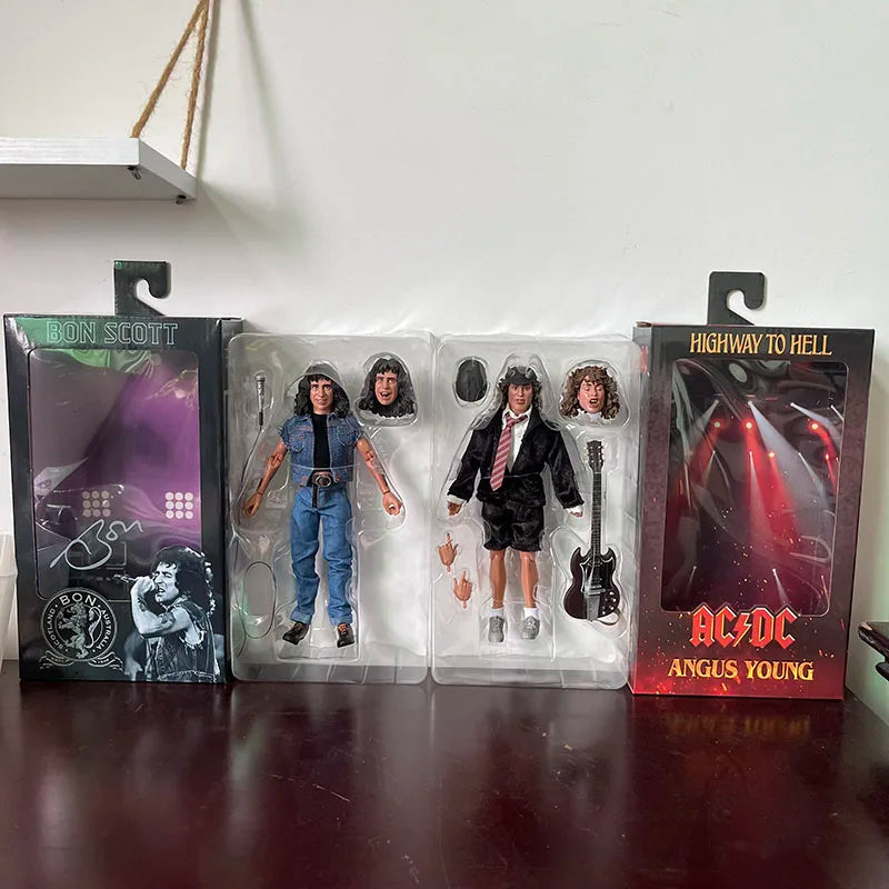Highway To Hell Action Figur 18CM Model Spielzeug Figuren Bon Scott Sammlerstück
