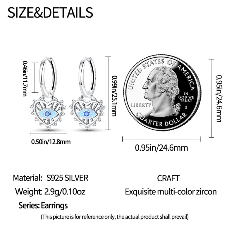 Creolen 925 Silber Ohrringe Zirkonia | Hypoallergen | Luxus Ohrstecker Geschenk