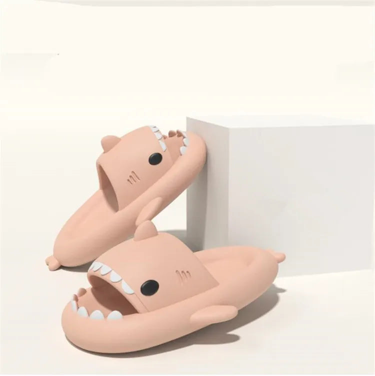 Shark Slippers Badelatschen Frauen Hausschuhe Anti-Rutsch Flip Flops Sandalen