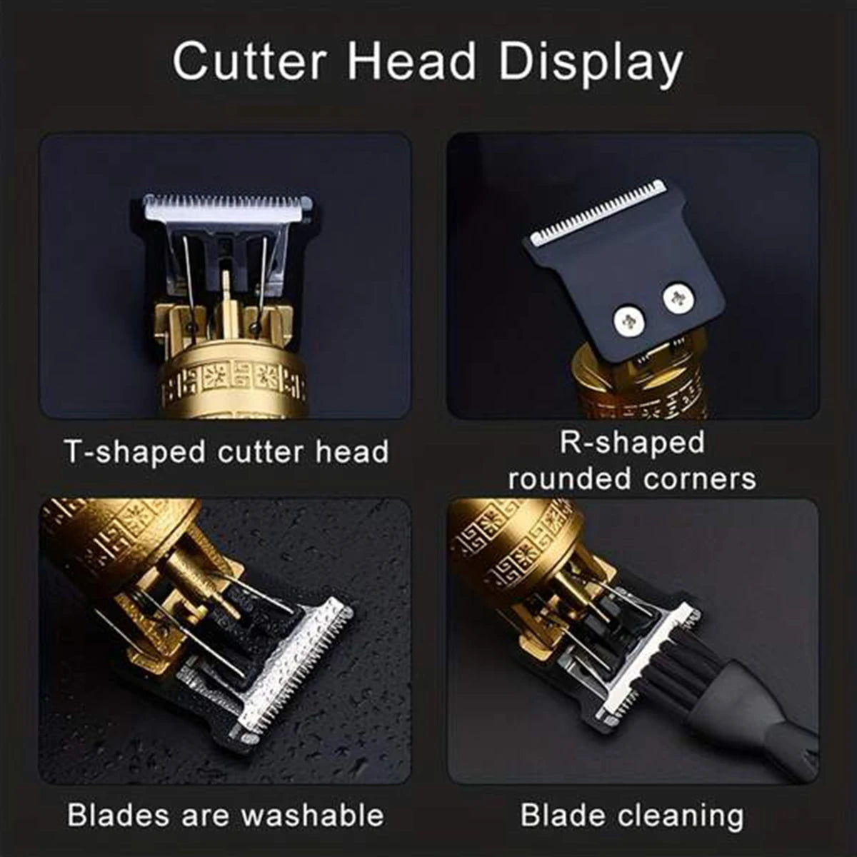 TAGLIACAPELLI PROFESSIONALE RASOIO ELETTRICO MACCHINETTA TRIMMER REGOLA BARBA