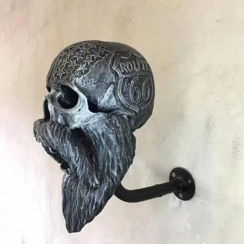 Supporto Staffa Porta Casco Moto Tondo Gancio Da Parete Appendiabiti Guardaroba