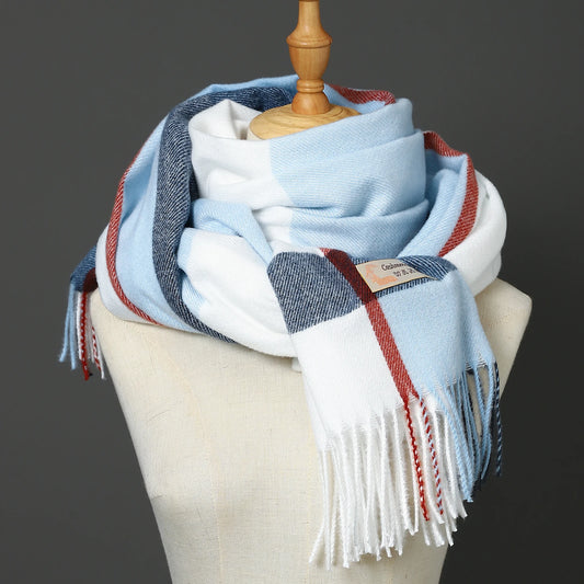 Herren Schal Winterschal Stola Schlauchschal Halstuch Wollschal Strickschal Loop