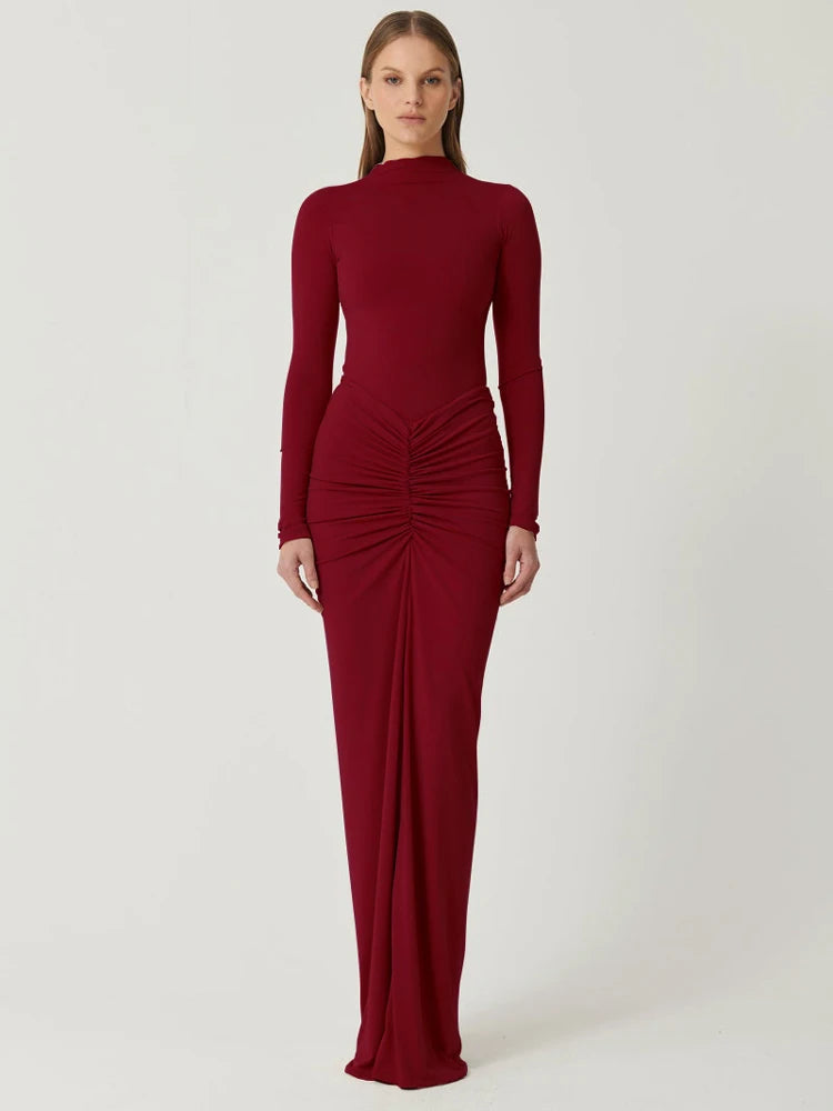 Frauen Kleid rückenfreies Partykleid Langes Trägerkleid Abendkleid Cocktailkleid