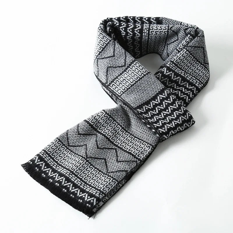 Herren Schal Winterschal Stola Schlauchschal Halstuch Wollschal Strickschal Loop