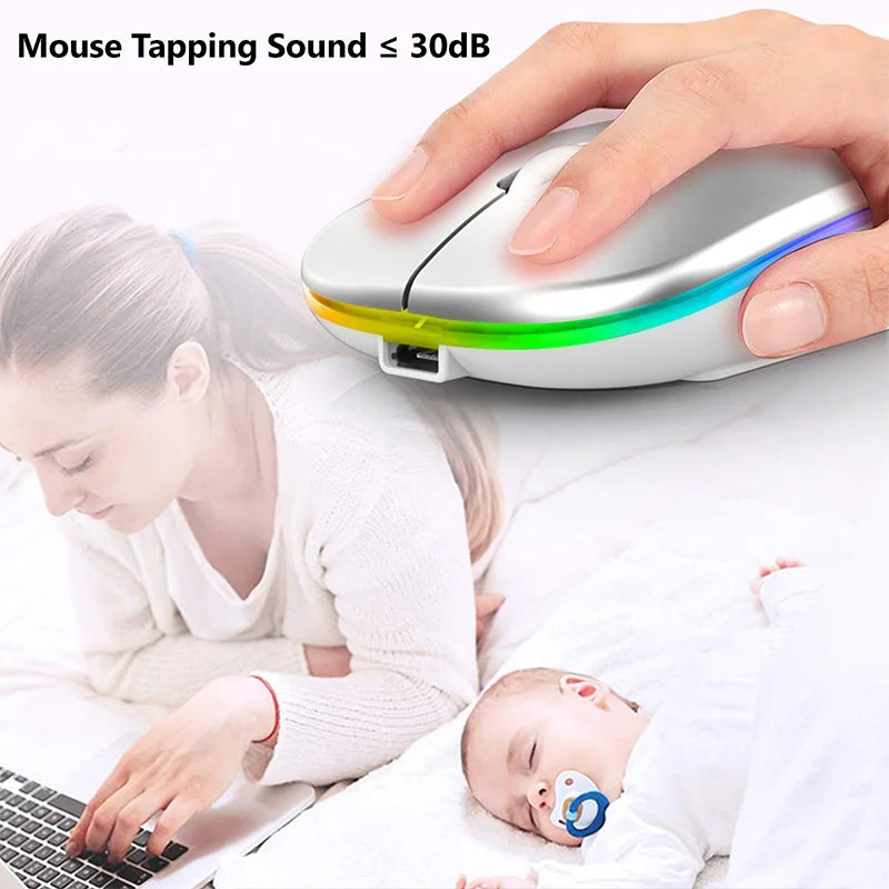 Wireless Mouse PC Maus Kabellos USB Computer Notebook Laptop Funkmaus (NEU)