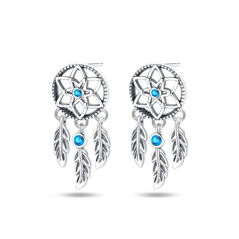 Creolen 925 Silber Ohrringe Zirkonia | Hypoallergen | Luxus Ohrstecker Geschenk