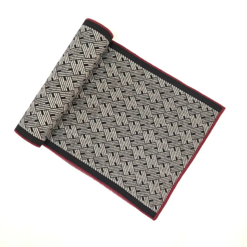 Herren Schal Winterschal Stola Schlauchschal Halstuch Wollschal Strickschal Loop