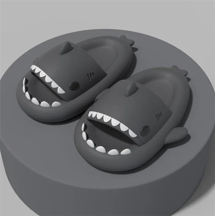 Shark Slippers Badelatschen Frauen Hausschuhe Anti-Rutsch Flip Flops Sandalen