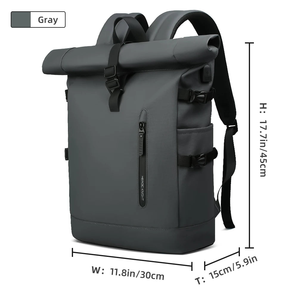 Kurierrucksack RollTop Rucksack Herren 36-55L wasserdicht Laptop Tasche Damen