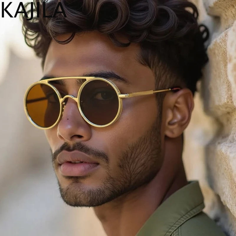 Damen Sonnenbrille Luxus Modische Herren Brille Vintage Pilotenbrille UV400