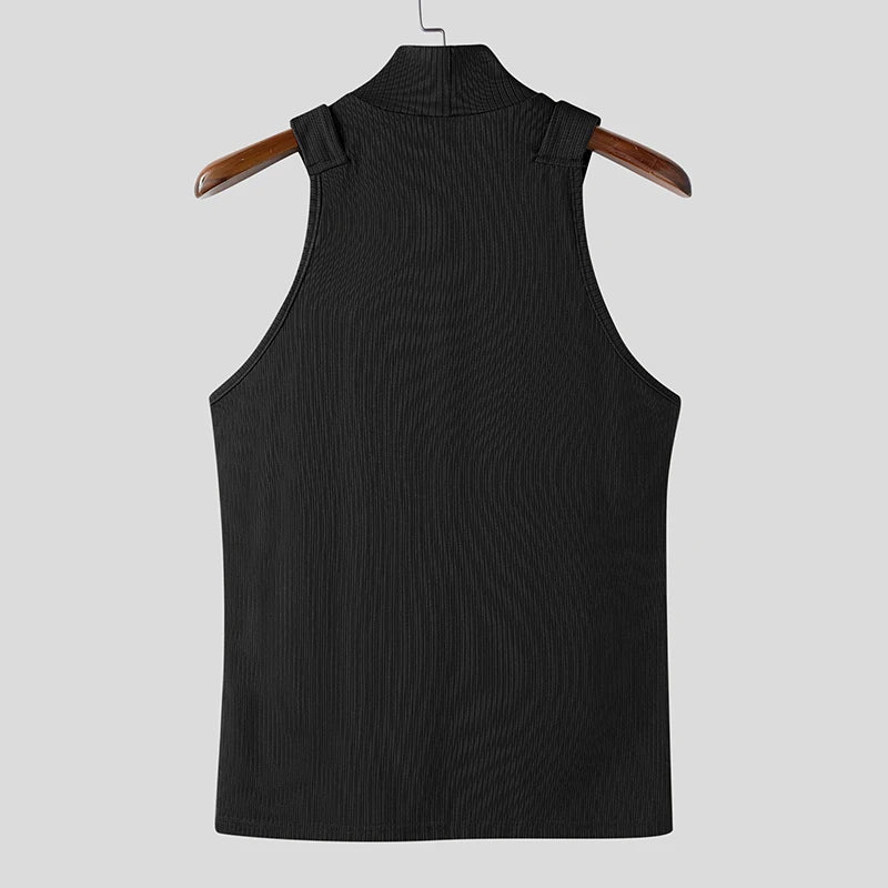 Herren Oberteil Ärmellos Tank Top Sexy Shirt Clubwear Muskel T-Shirt Unterhemd