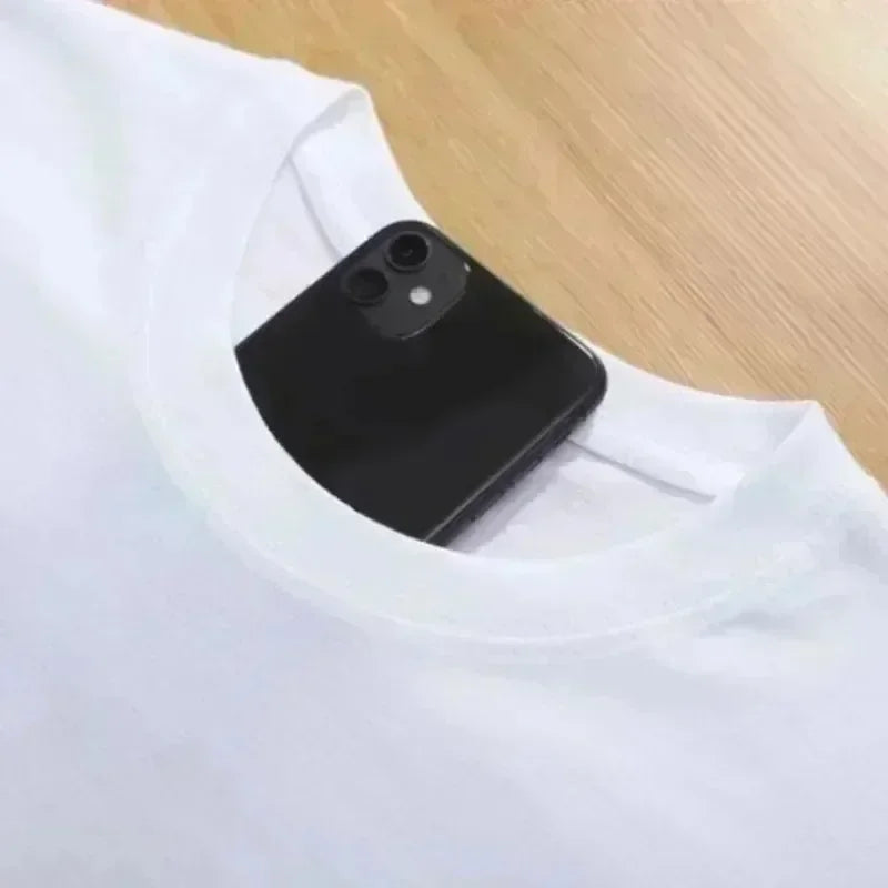 Herren T-Shirt Moin Spacken Shirt Rundhals Streetwear Tank Top Hemd Polohemd
