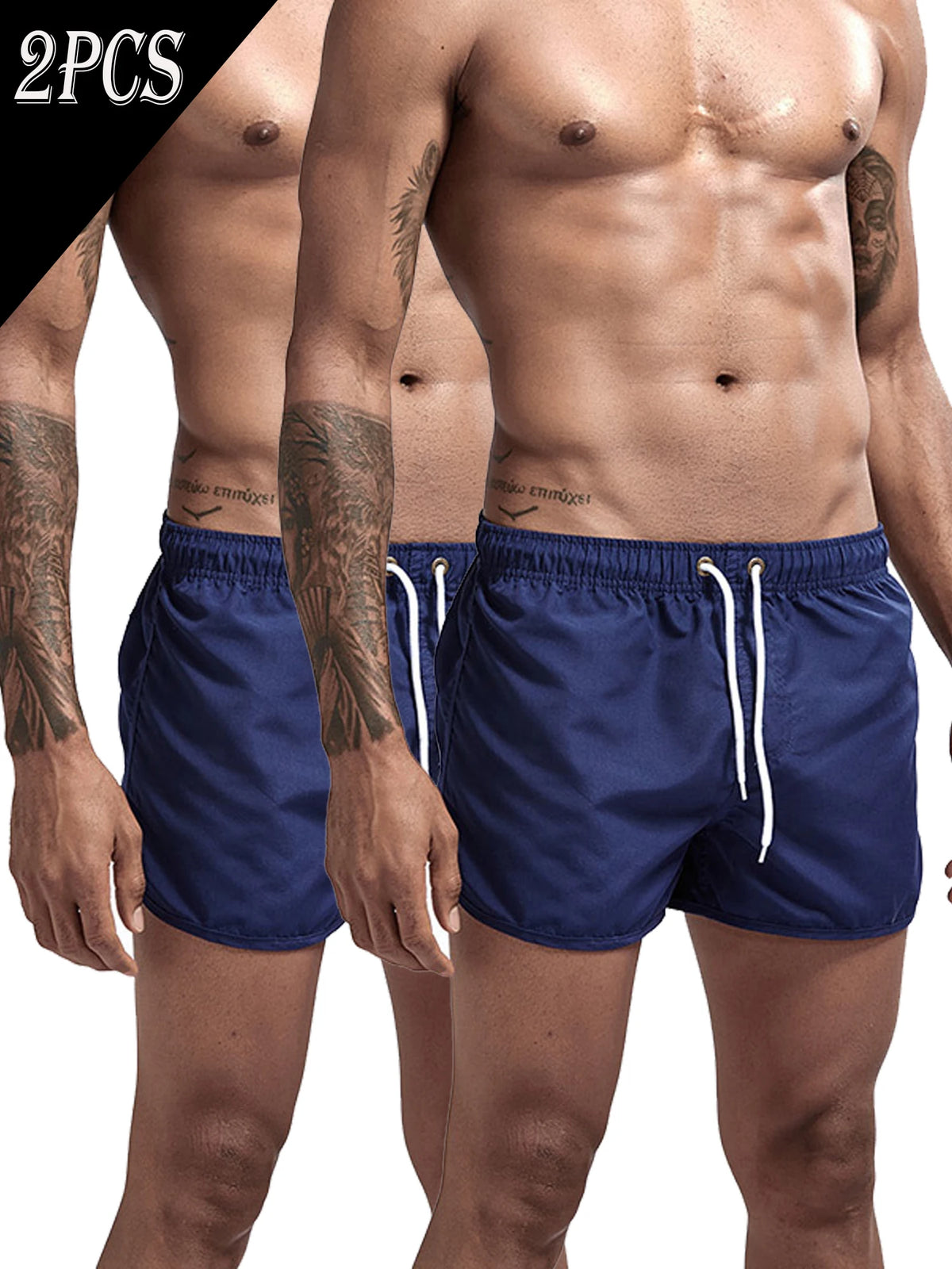 Herren Badehose Badeshort Kurze Hose Shorts Schwimmhose 100% Polyester NEU
