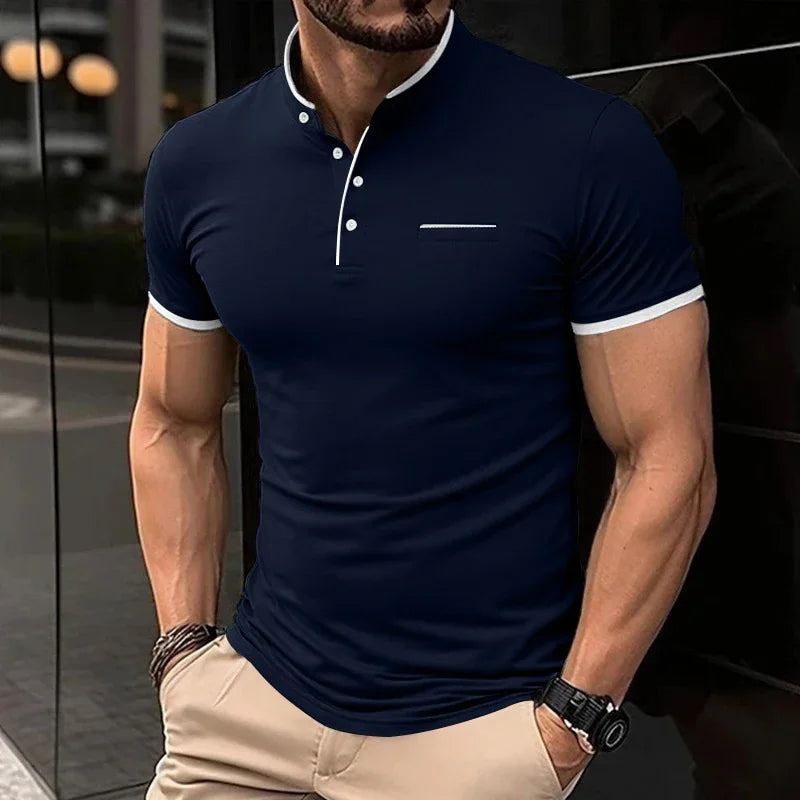 Herren Poloshirt POLO Shirt T-Shirt Kurzarm Hemd Fashion Polohemd Herrenmode Top