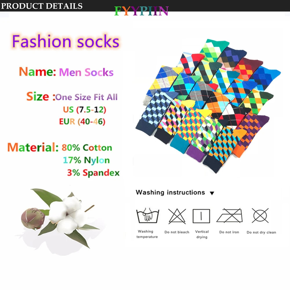 5 Paar Herren Fashion Socken Baumwolle Atmungsaktives Kurzsocken Größe 38-45