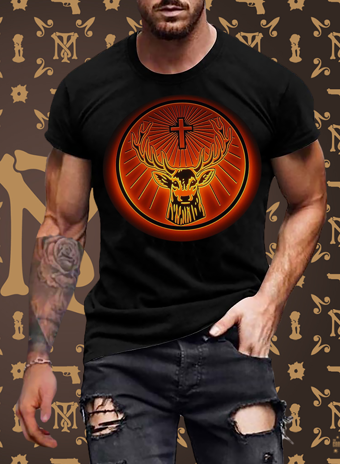 Herren Fashion T-Shirt Rundhals 100 % Baumwolle Sommer Streetwear Tank Top Shirt