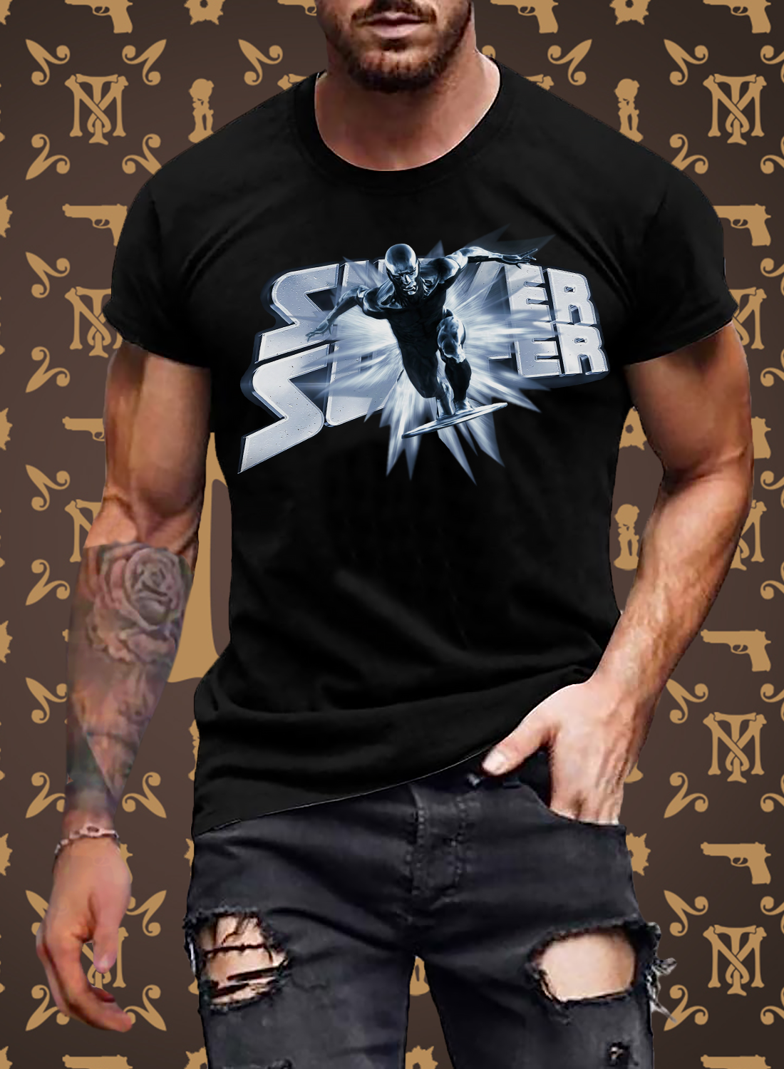Männer Fashion Superheld T-Shirt Rundhals Unisex Sommer Streetwear 100% Baumwolle