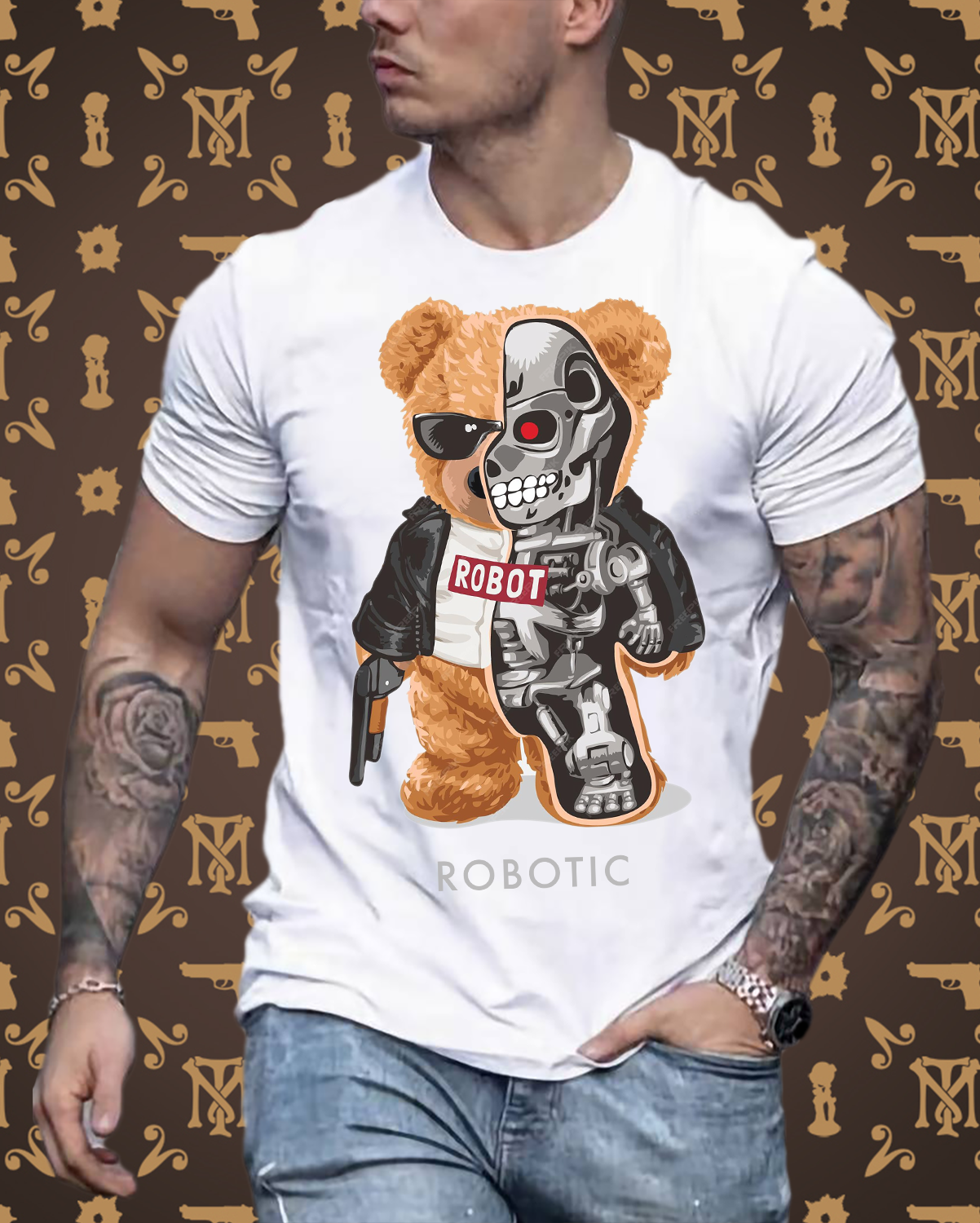 Männer Fashion 3D T-Shirt Rundhals Unisex Sommer Streetwear 100% Baumwolle