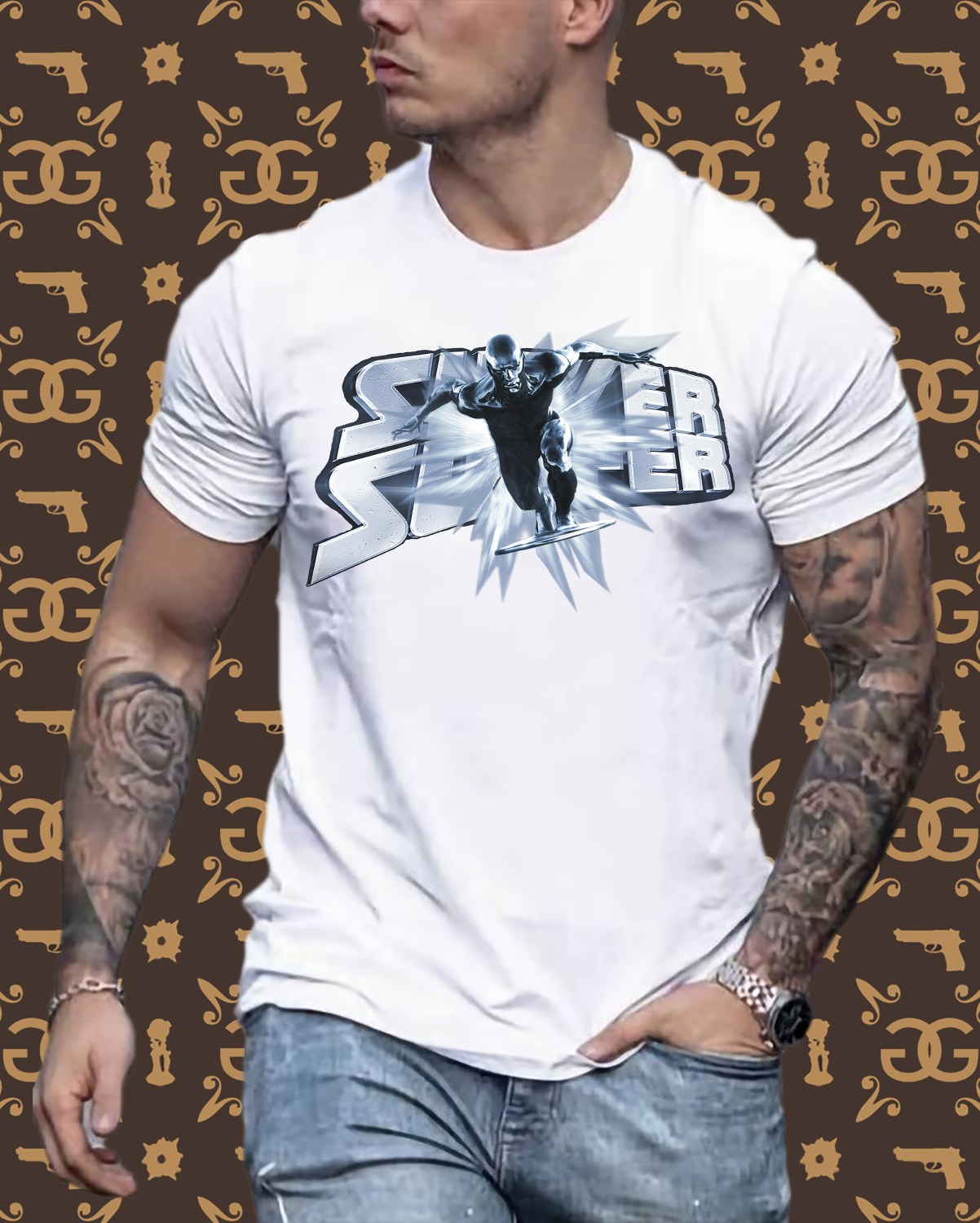 Männer Fashion Superheld T-Shirt Rundhals Unisex Sommer Streetwear 100% Baumwolle