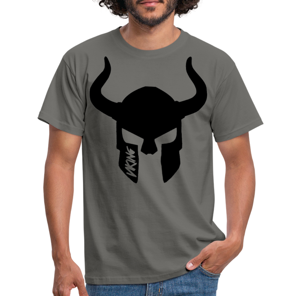 Herren Fashion Vikings Valhalla T-Shirt Rundhals Unisex 100% Baumwolle Streetwear - Graphit