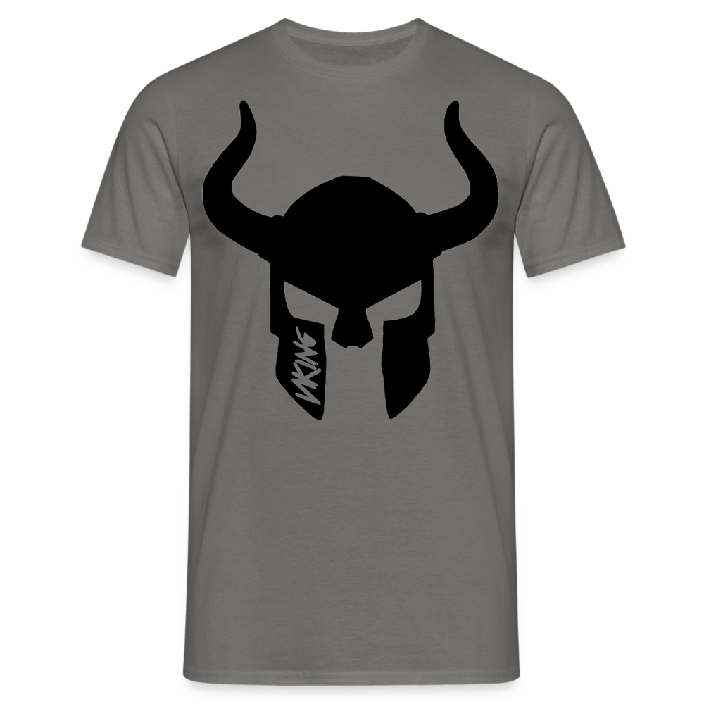 Herren Fashion Vikings Valhalla T-Shirt Rundhals Unisex 100% Baumwolle Streetwear - Graphit