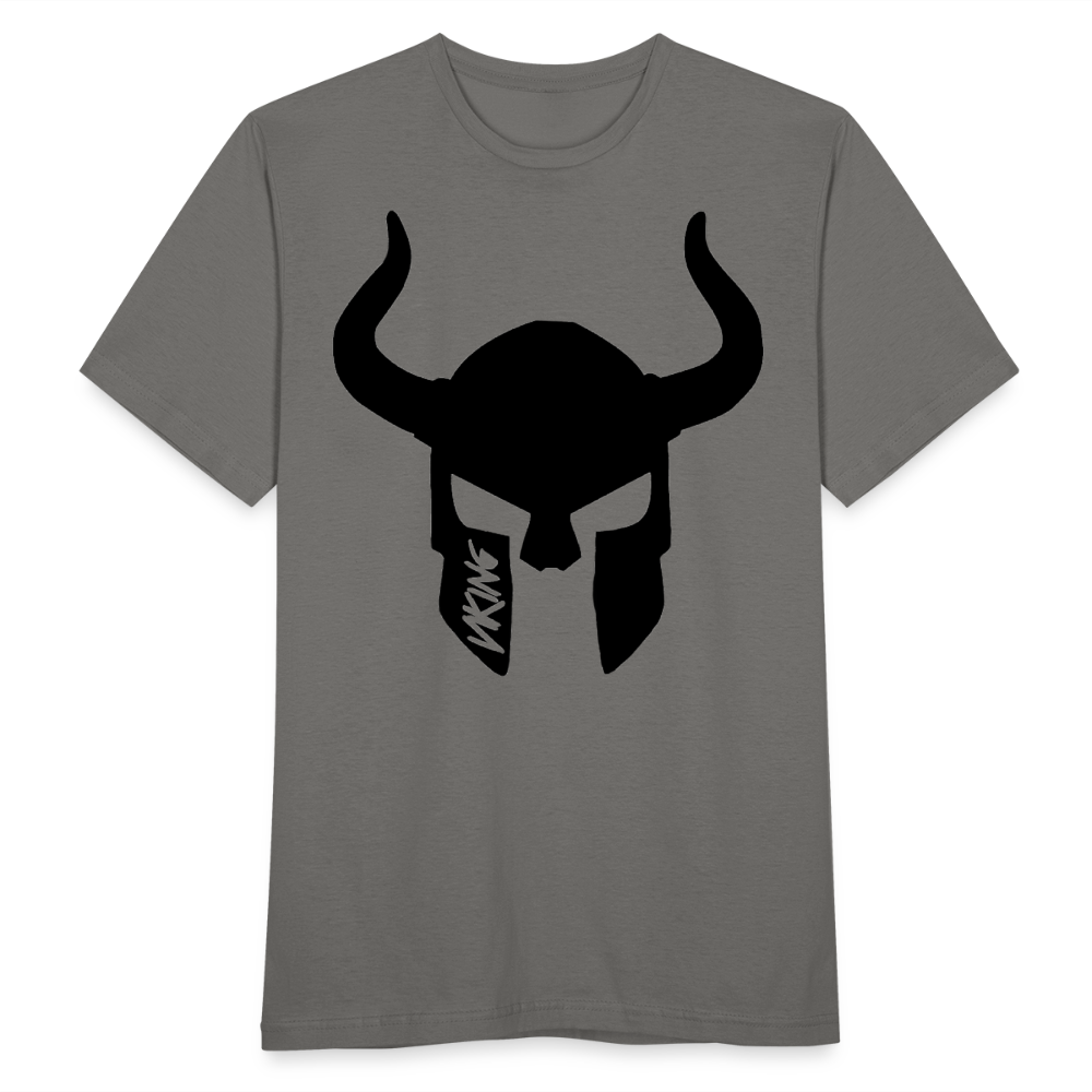 Herren Fashion Vikings Valhalla T-Shirt Rundhals Unisex 100% Baumwolle Streetwear - Graphit