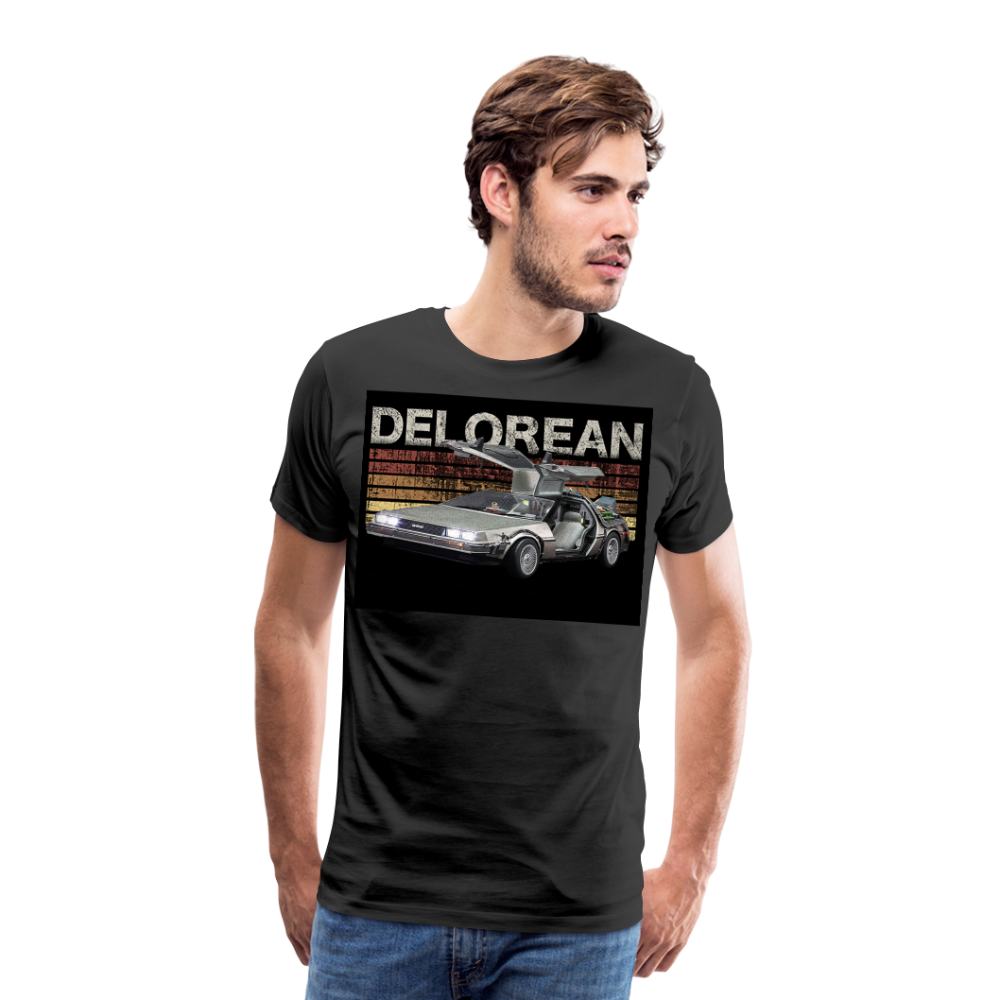 Männer Herren Fashion Vintage 3D T-Shirt Rundhals Unisex Sommer Streetwear - Schwarz