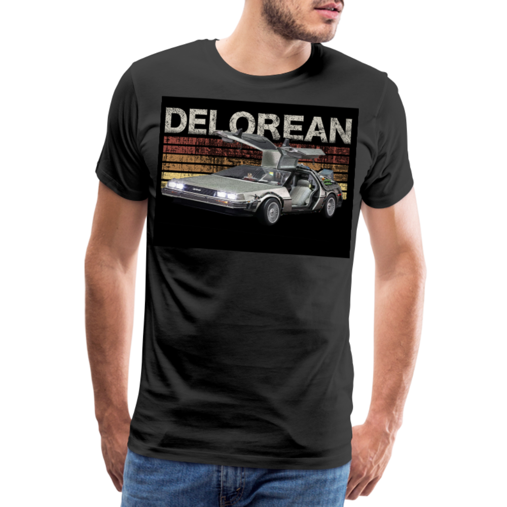 Männer Herren Fashion Vintage 3D T-Shirt Rundhals Unisex Sommer Streetwear - Schwarz
