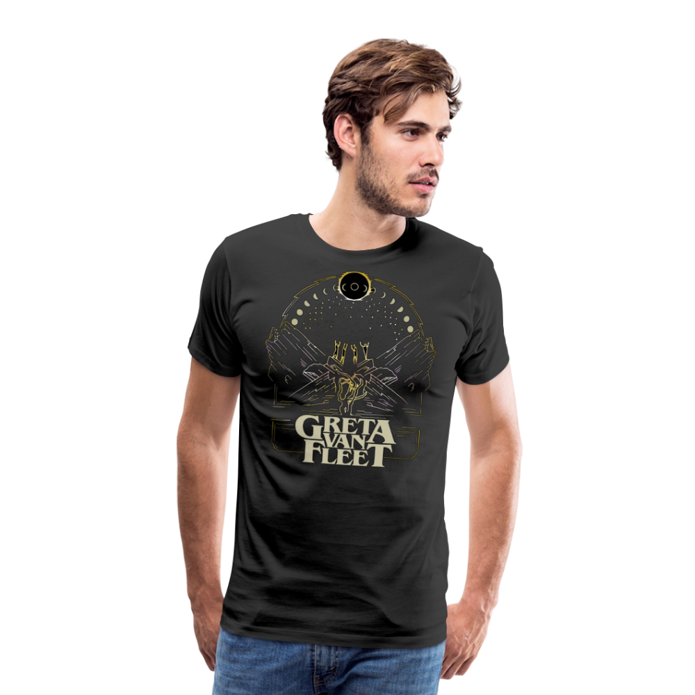 Herren Fashion Hard Rock 3D T-Shirt Rundhals Unisex Sommer Streetwear Top - Schwarz