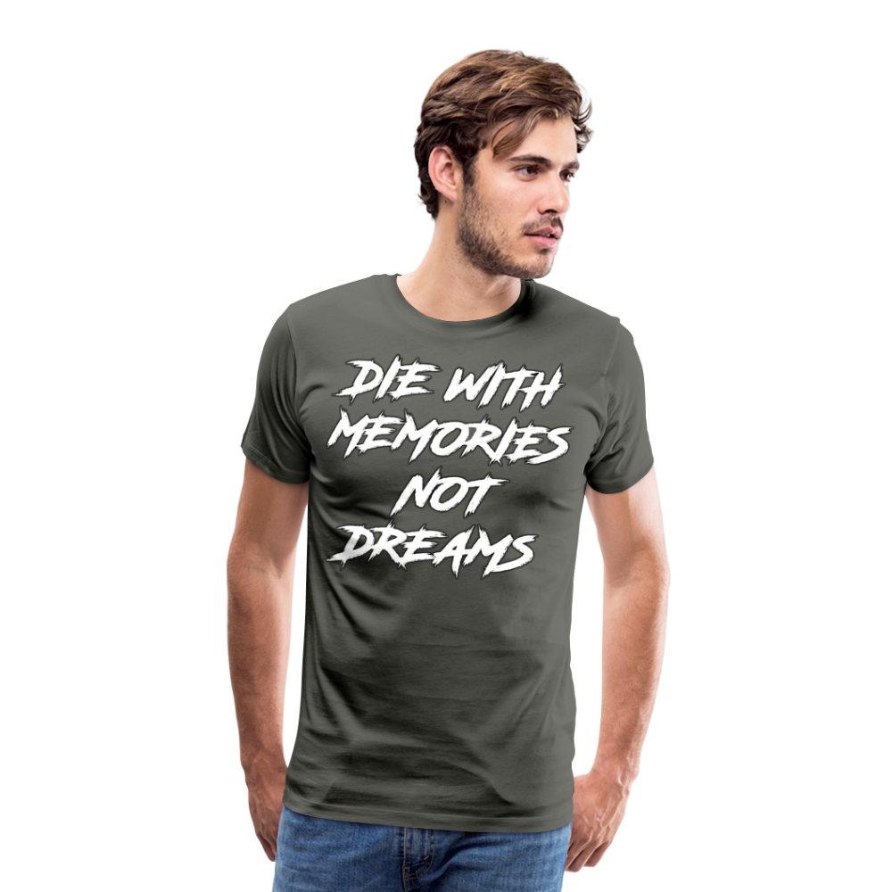 GYM Shirt Sport T-Shirt Men Herren Fitness Sportswear Unisex Streetwear - Asphalt