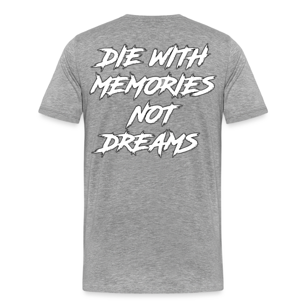 GYM Shirt Sport T-Shirt Men Herren Fitness Sportswear Unisex Streetwear - Grau meliert