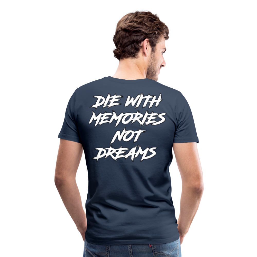 GYM Shirt Sport T-Shirt Men Herren Fitness Sportswear Unisex Streetwear - Navy