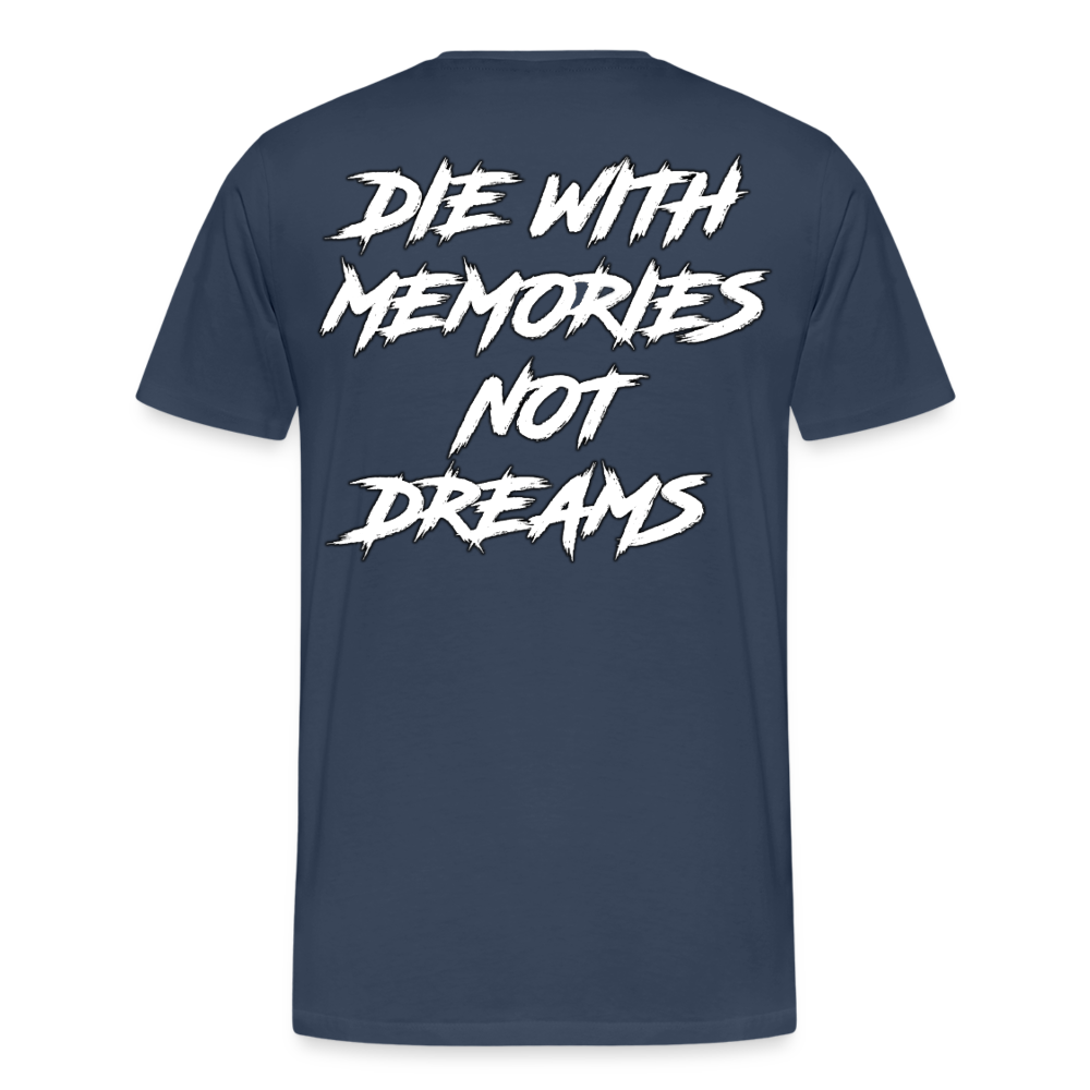 GYM Shirt Sport T-Shirt Men Herren Fitness Sportswear Unisex Streetwear - Navy