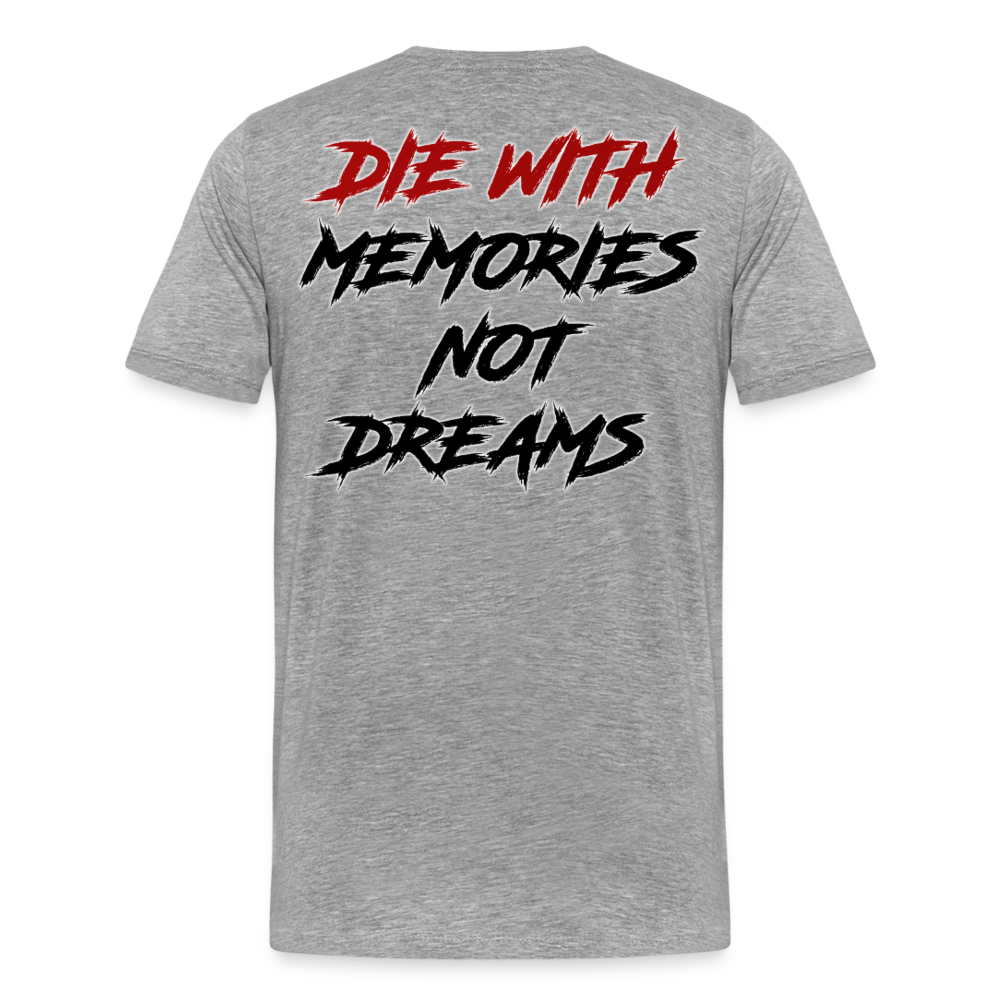 GYM Shirt Sport T-Shirt Men Herren Fitness Sportswear Unisex Streetwear - Grau meliert