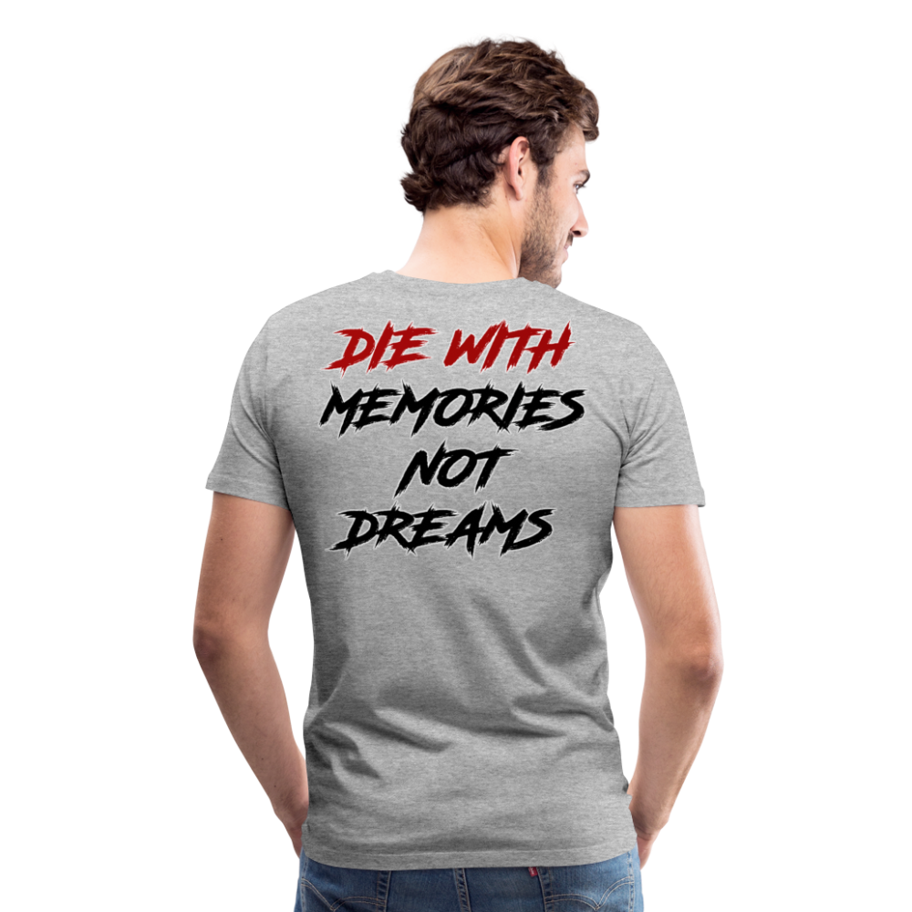 GYM Shirt Sport T-Shirt Men Herren Fitness Sportswear Unisex Streetwear - Grau meliert