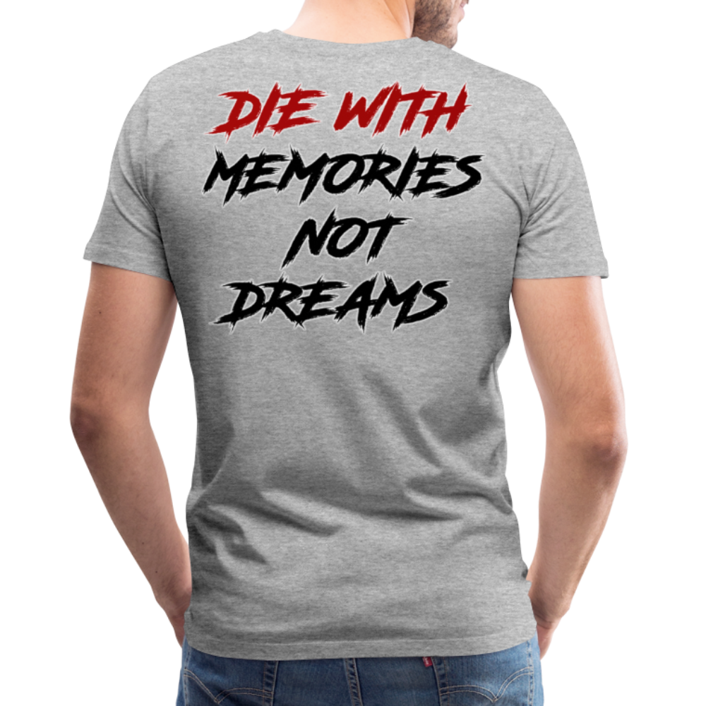 GYM Shirt Sport T-Shirt Men Herren Fitness Sportswear Unisex Streetwear - Grau meliert