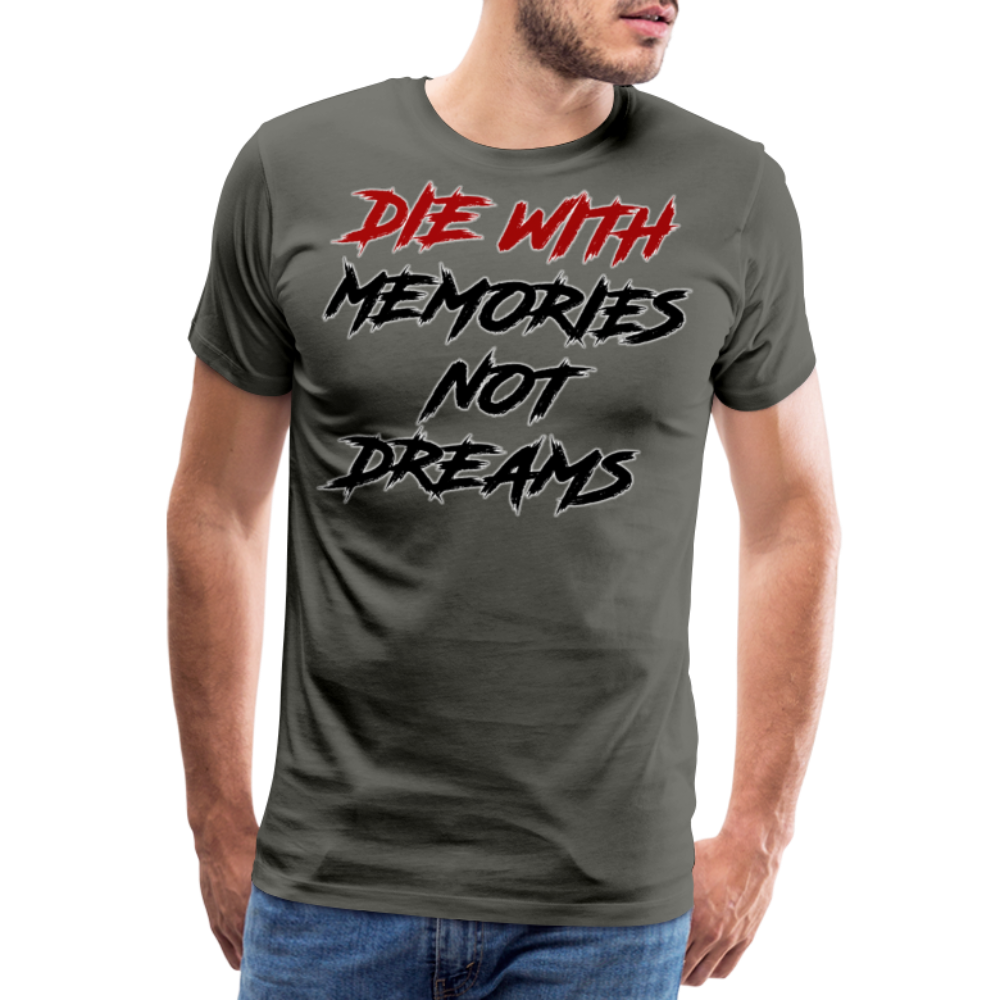 GYM Shirt Sport T-Shirt Men Herren Fitness Sportswear Unisex Streetwear - Asphalt