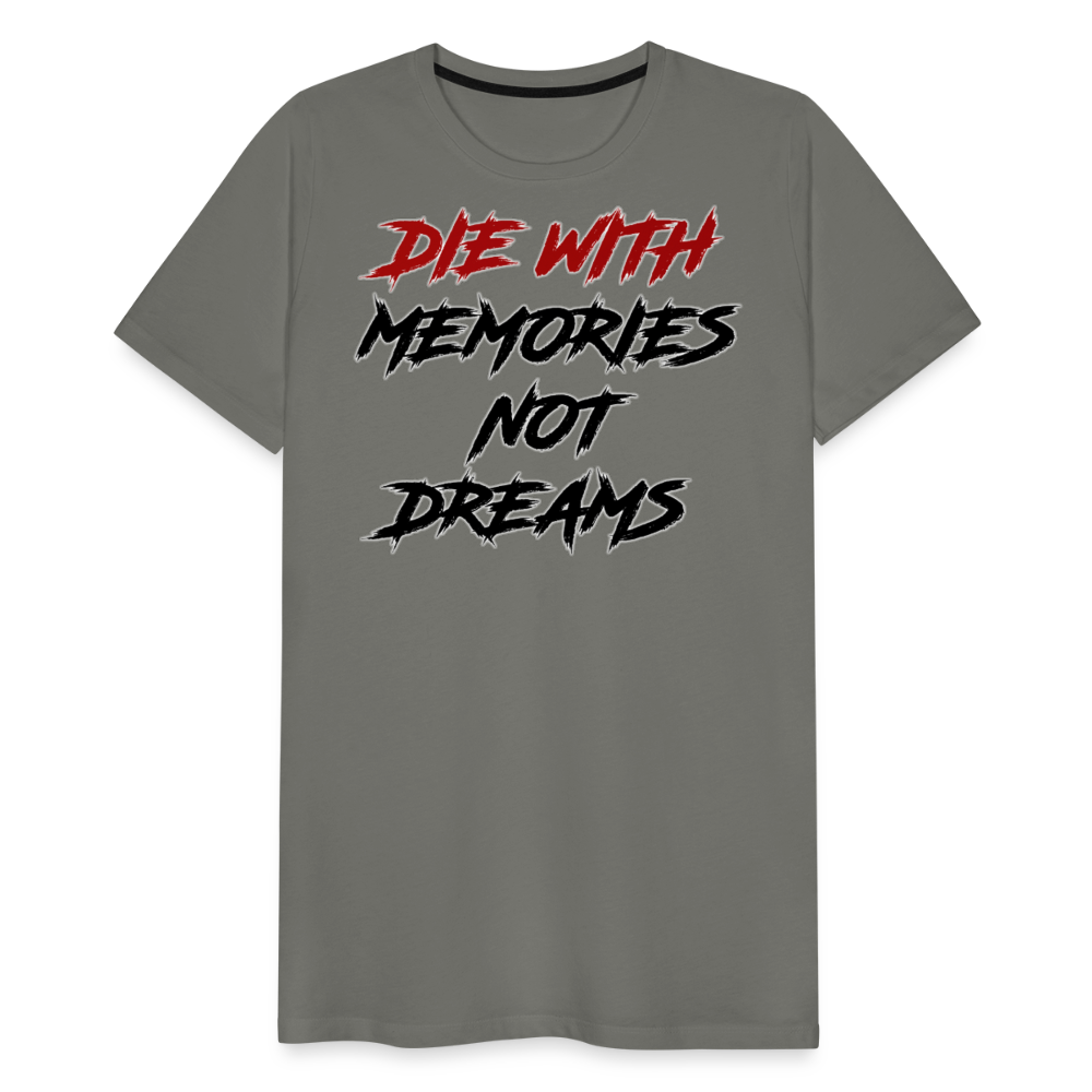 GYM Shirt Sport T-Shirt Men Herren Fitness Sportswear Unisex Streetwear - Asphalt
