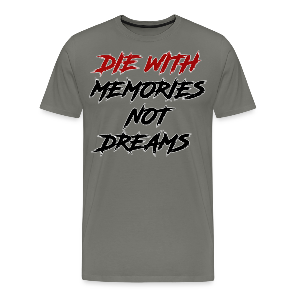 GYM Shirt Sport T-Shirt Men Herren Fitness Sportswear Unisex Streetwear - Asphalt