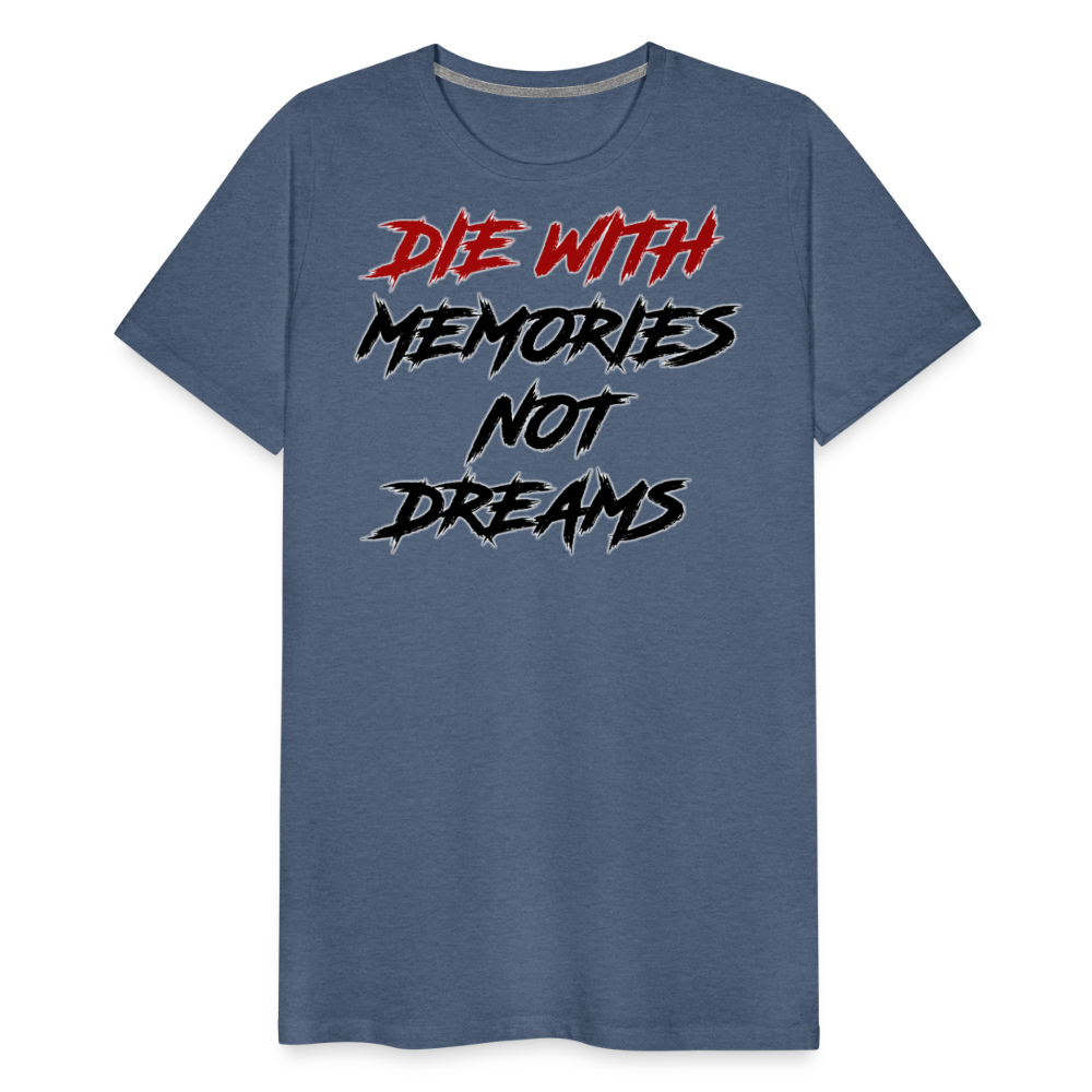 GYM Shirt Sport T-Shirt Men Herren Fitness Sportswear Unisex Streetwear - Blau meliert