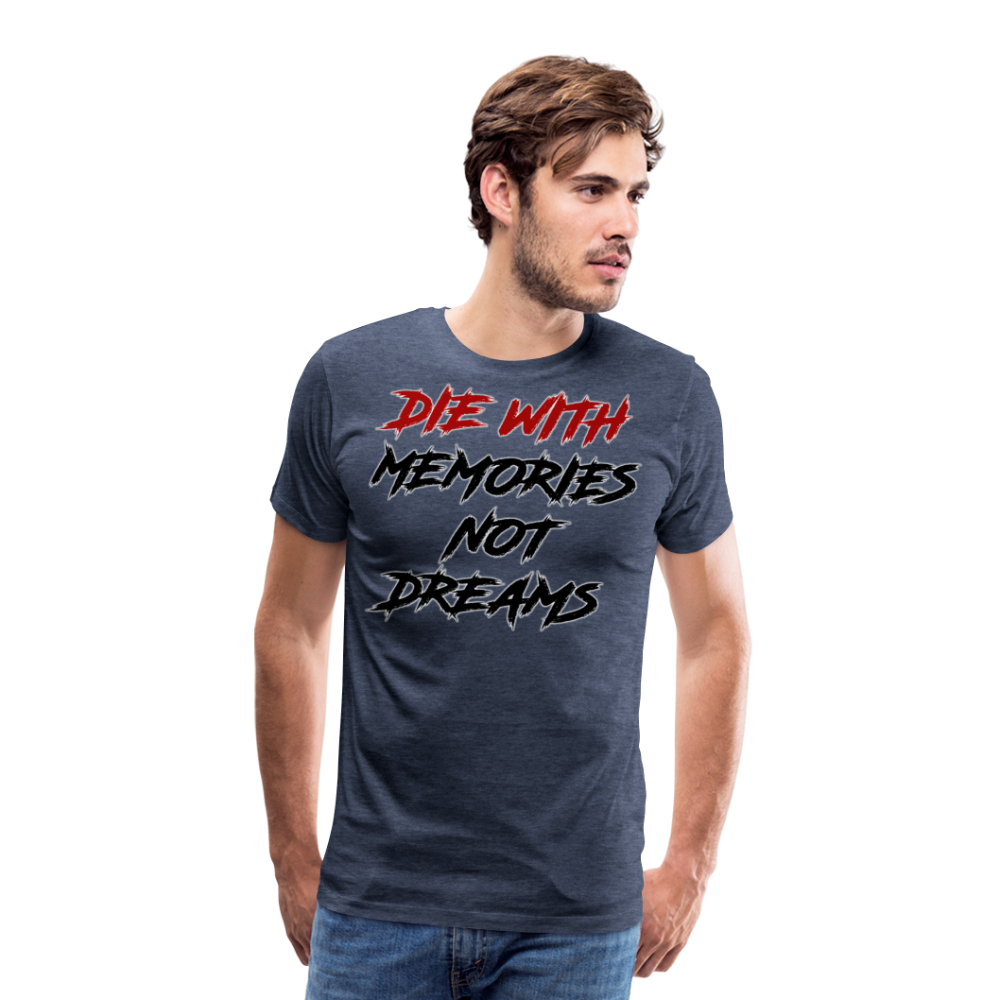 GYM Shirt Sport T-Shirt Men Herren Fitness Sportswear Unisex Streetwear - Blau meliert