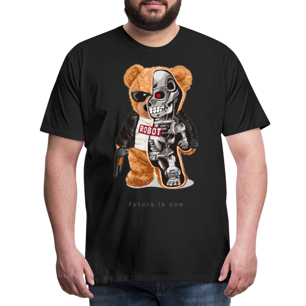 Männer Fashion 3D T-Shirt Rundhals Unisex Sommer Streetwear - Schwarz