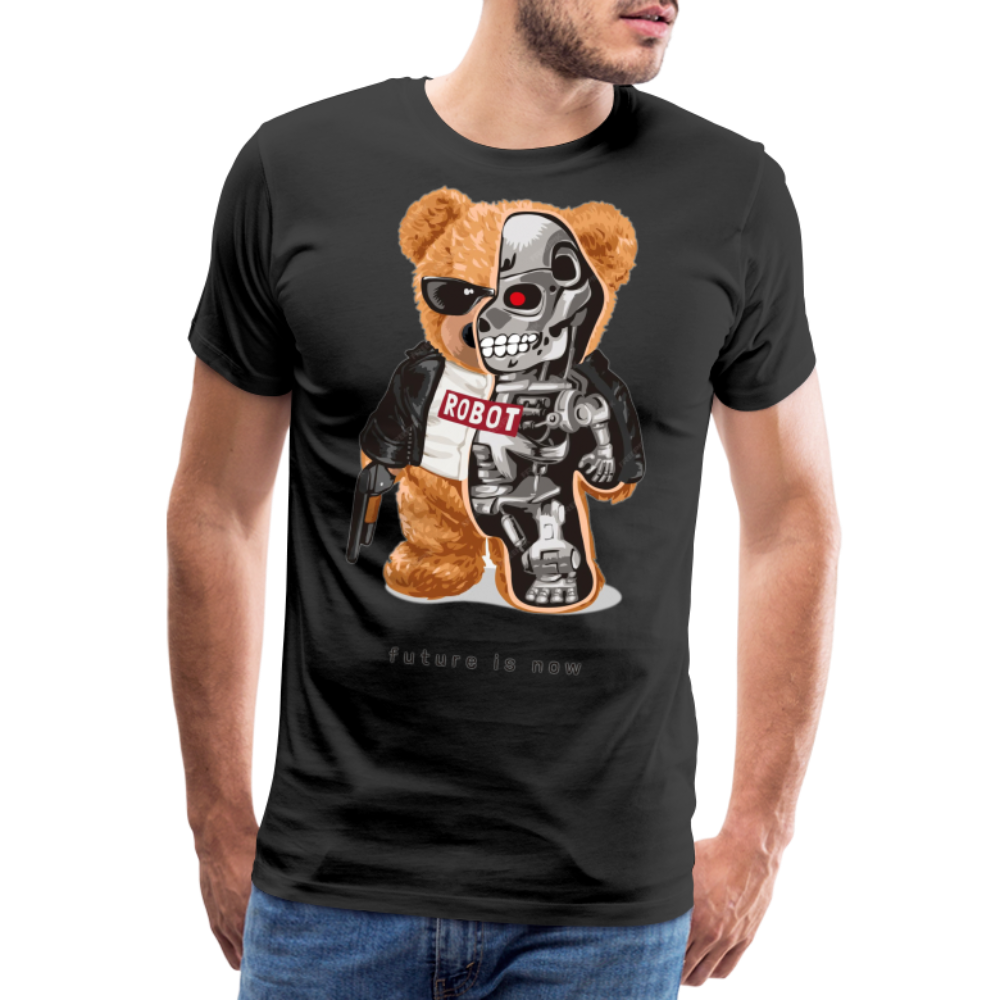 Männer Fashion 3D T-Shirt Rundhals Unisex Sommer Streetwear - Schwarz