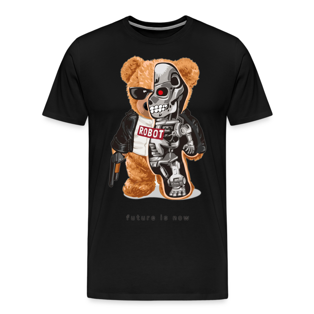 Männer Fashion 3D T-Shirt Rundhals Unisex Sommer Streetwear - Schwarz