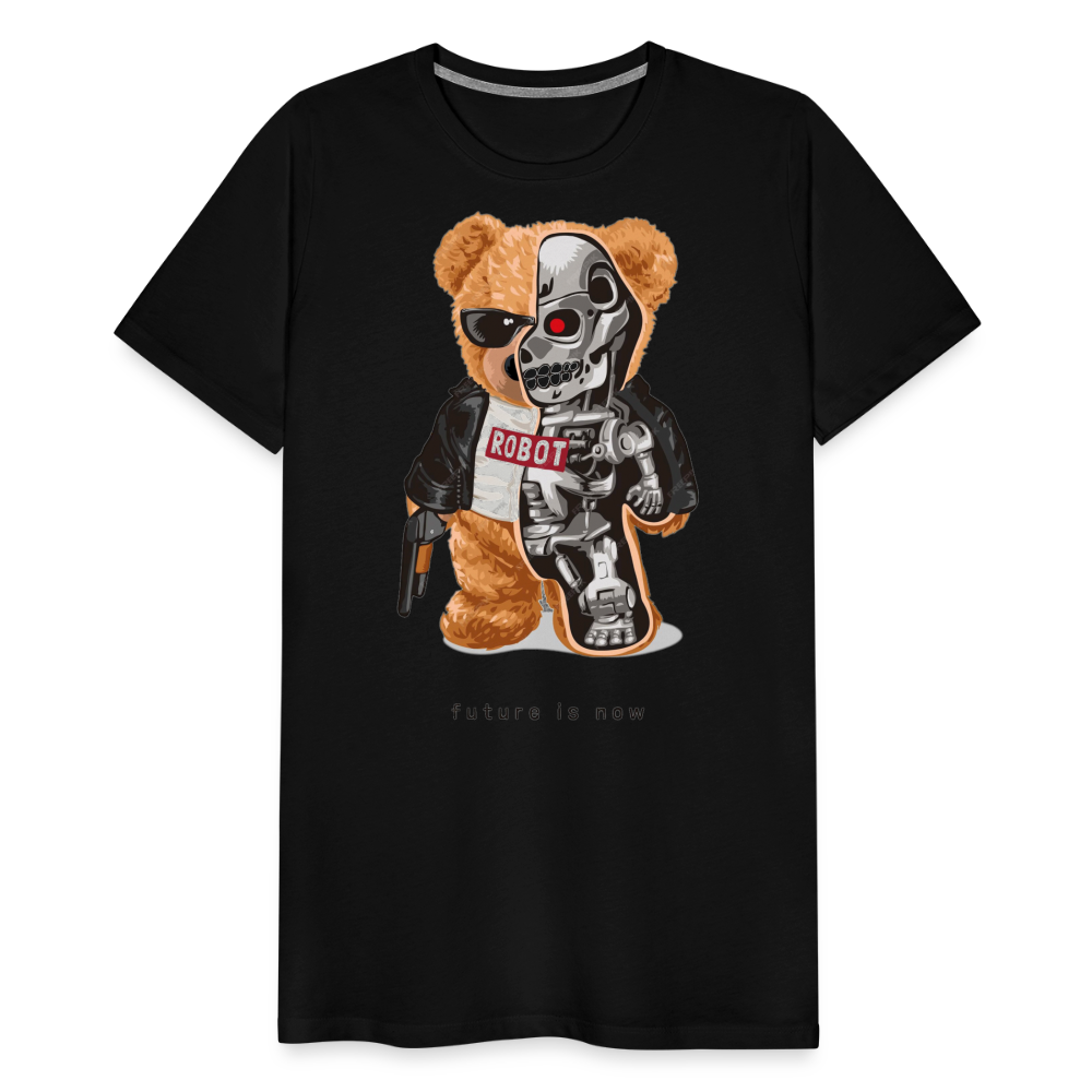 Männer Fashion 3D T-Shirt Rundhals Unisex Sommer Streetwear - Schwarz