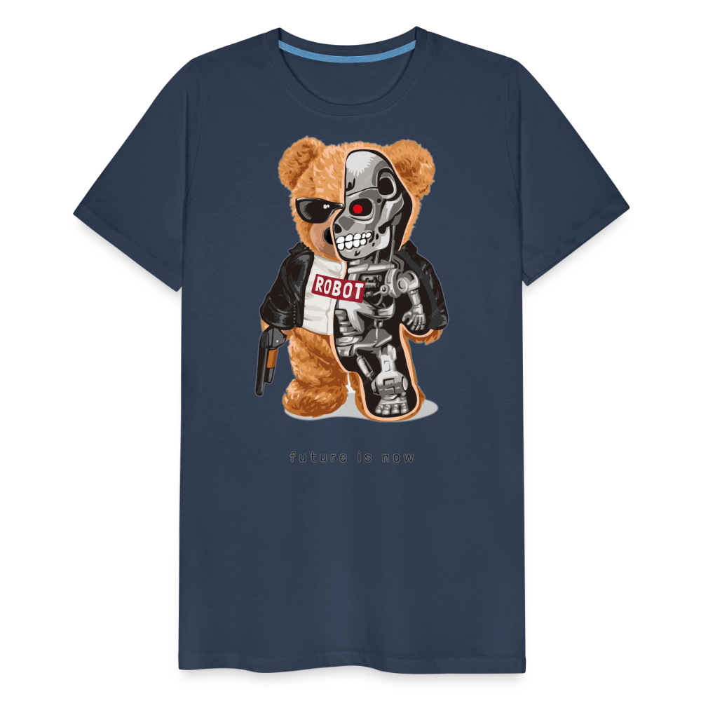 Männer Fashion 3D T-Shirt Rundhals Unisex Sommer Streetwear - Navy